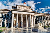 Madrid Museo del Prado e monumento a Velasquez 